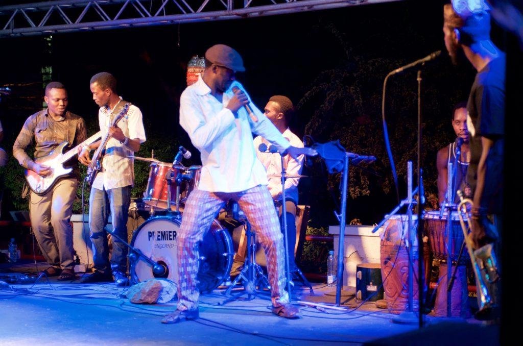 An evening cultural performance entertaining visitors at Freedom Park in Lagos.