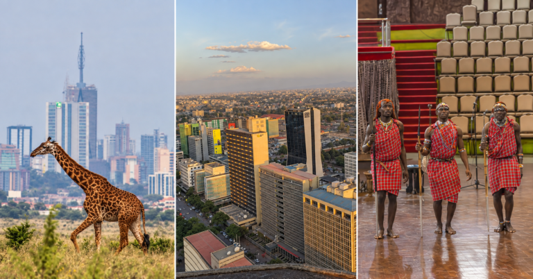 Fun places to visit in Nairobi including Nairobi National Park, KICC rooftop and Bomas of Kenya.